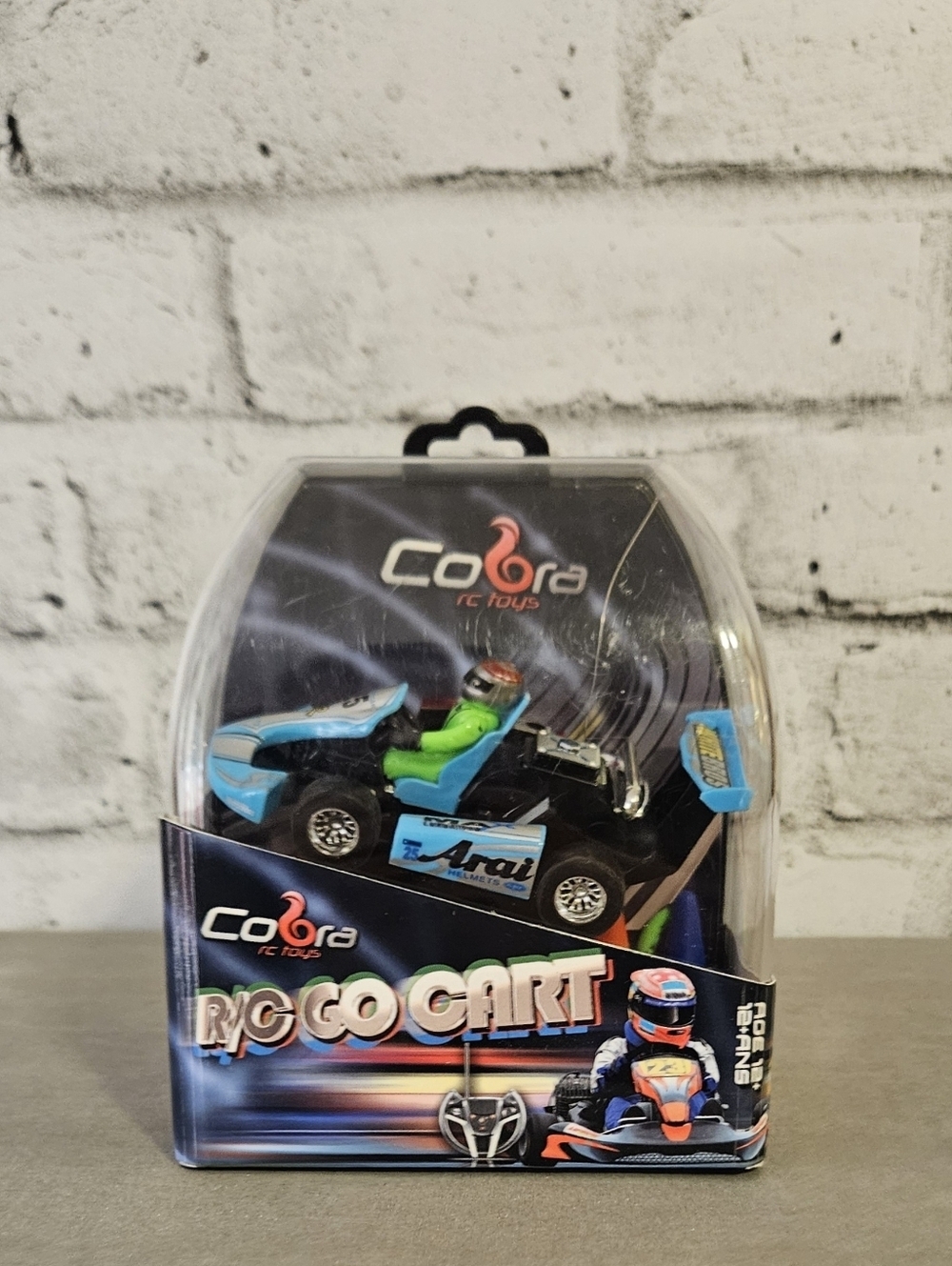 Cobra RC Go Kart Remote Control Car Blue Race Kart NIB
